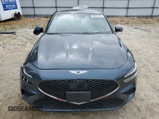 2022 Genesis G70 3.3T with VIN KMTG54TEXNU083193, listed as a Copart auction lot 56627395 with 16,980 mi miles and Salvage title. Bid and sale history available at DreamBid. Image 5.