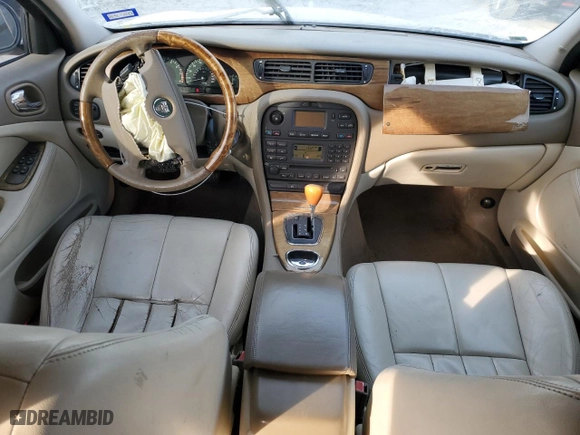 2004 Jaguar S-Type with VIN SAJEA01T54FM99832, listed as a Copart auction lot 81113514 with NaN miles and Salvage Title. Bid and sale history available at carsss.com. Image 8.