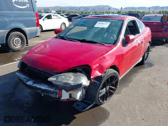 2004 Acura RSX with VIN JH4DC54874S009048, listed as a IAAI auction lot 40386772 with 202,707 mi miles. Bid and sale history available at carsss.com. Image 6.