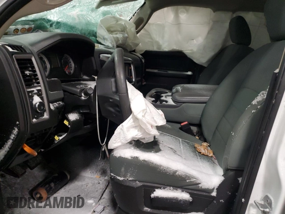 2018 Ram 1500 Express with VIN 1C6RR7FTXJS175036, listed as a Copart auction lot 45127685 with 0 mi miles and Non Repairable. Bid and sale history available at carsss.com. Image 7.