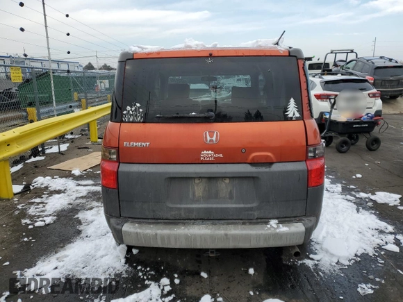 2004 Honda Element EX with VIN 5J6YH27654L034760, listed as a Copart auction lot 46329145 with 207,787 mi miles and Salvage Title. Bid and sale history available at DreamBid. Image 6.