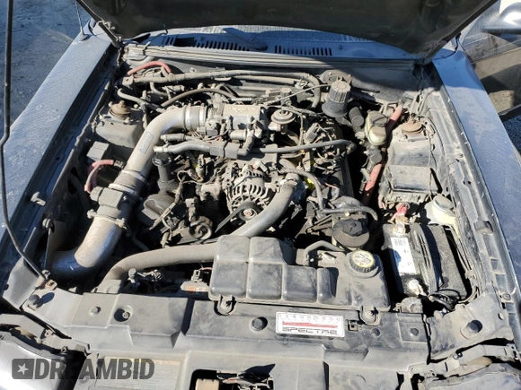 2001 Ford Mustang GT Deluxe with VIN 1FAFP45X51F165193, listed as a Copart auction lot 46522445 with 196,906 mi miles and Salvage Title. Bid and sale history available at carsss.com. Image 11.