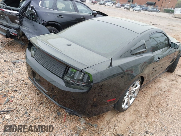 2011 Ford Mustang GT with VIN 1ZVBP8CF5B5124240, listed as a IAAI auction lot 41921557 with 57,695 mi miles. Bid and sale history available at carsss.com. Image 4.