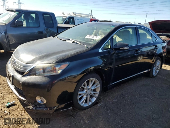 2010 Lexus HS with VIN JTHBB1BA2A2000696, listed as a Copart auction lot 78644774 with 127,865 mi miles and Clean Title. Bid and sale history available at carsss.com. Image 1.