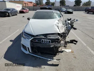 2018 Audi S3 Premium Plus with VIN WAUB1GFF9J1034277, listed as a Copart auction lot 48336225 with 0 mi miles and Salvage Title. Bid and sale history available at carsss.com. Image 5.