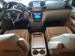 2014 Honda Odyssey EX-L with VIN 5FNRL5H64EB030633, listed as a Copart auction lot 57848505 with 160,496 mi miles and Salvage title. Bid and sale history available at DreamBid. Image 8.