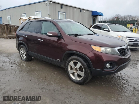 2011 Kia Sorento EX with VIN 5XYKUDA27BG043512, listed as a Copart auction lot 45181195 with 117,729 mi miles and Clean Title. Bid and sale history available at DreamBid. Image 4.