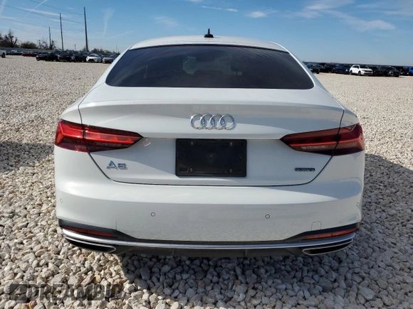 2021 Audi A5 Sportback Premium Plus with VIN WAUCBCF51MA025644, listed as a Copart auction lot 81047833 with 9,959 mi miles. Bid and sale history available at carsss.com. Image 6.