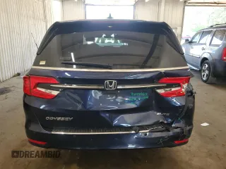 2022 Honda Odyssey Elite z VIN 5FNRL6H97NB011977, wystawiony jako Copart lot #56356345 z przebiegiem 58 803 mil mil oraz Szkoda całkowita • Salvage title. Historia ofert i sprzedaży dostępna na DreamBid. Obrazek 6.