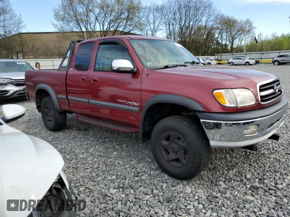 2000 Toyota Tundra SR5 with VIN 5TBBT4419YS043960, listed as a Copart auction lot 54897125 with 162,606 mi miles and Clean Title. Bid and sale history available at DreamBid. Image 4.
