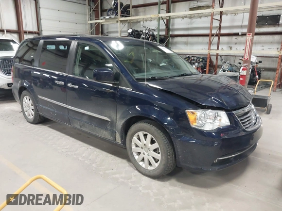 2016 Chrysler Town & Country Touring with VIN 2C4RC1BG2GR305711, listed as a IAAI auction lot 41984947 with 206,360 mi miles. Bid and sale history available at carsss.com. Image 1.