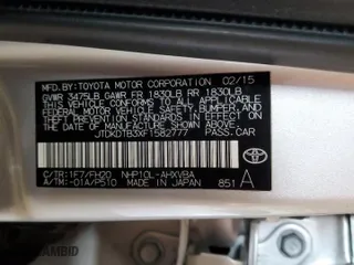 2015 Toyota Prius c One with VIN JTDKDTB3XF1582777, listed as a Copart auction lot 47987325 with 123,109 mi miles and Salvage Title. Bid and sale history available at carsss.com. Image 13.