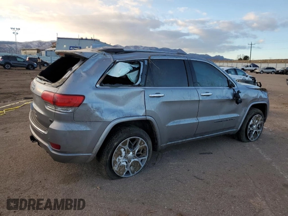 2019 Jeep Grand Cherokee High Altitude with VIN 1C4RJFCG7KC828371, listed as a Copart auction lot 88807415 with 0 mi miles and Salvage Title. Bid and sale history available at carsss.com. Image 3.