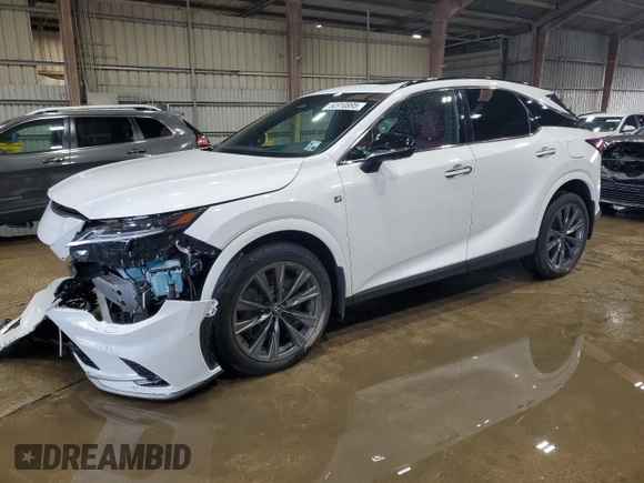 2024 Lexus RX 350 z VIN 2T2BAMCA1RC062538, wystawiony jako Copart lot #60910895 z przebiegiem 12 256 mil mil oraz Szkoda całkowita • Salvage title. Historia ofert i sprzedaży dostępna na DreamBid. Obrazek 1.