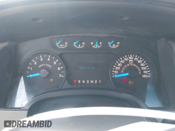 2014 Ford F-150 XL with VIN 1FTFW1EF6EKG07589, listed as a IAAI auction lot 41757895 with 190,281 mi miles. Bid and sale history available at carsss.com. Image 7.