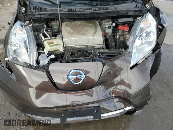2017 Nissan LEAF S with VIN 1N4BZ0CP8HC302398, listed as a Copart auction lot 50421905 with 31,220 mi miles and Salvage Title. Bid and sale history available at carsss.com. Image 11.
