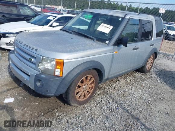 2008 Land Rover LR3 SE with VIN SALAE25418A449277, listed as a IAAI auction lot 41995814 with 192,597 mi miles and . Bid and sale history available at DreamBid. Image 2.