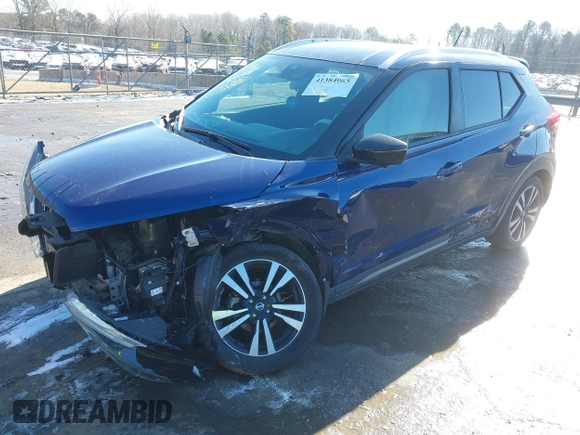2020 Nissan Kicks SR with VIN 3N1CP5DV7LL535557, listed as a IAAI auction lot 41384085 with 47,147 mi miles. Bid and sale history available at carsss.com. Image 17.