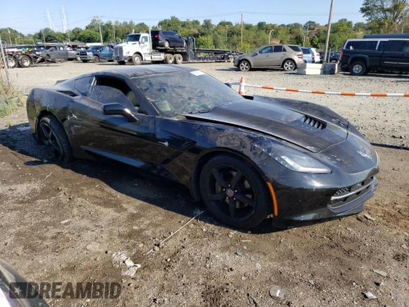 2015 Chevrolet Corvette 1LT with VIN 1G1YB2D71F5117705, listed as a Copart auction lot 67867883 with 77,802 mi miles. Bid and sale history available at carsss.com. Image 4.