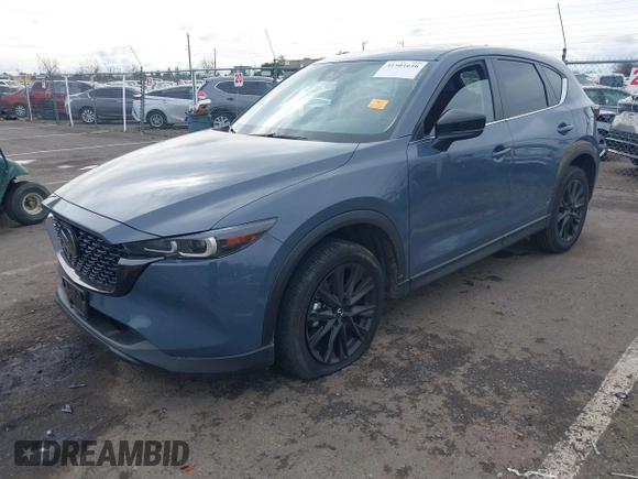 2023 Mazda CX-5 2.5 S Carbon Edition with VIN JM3KFBCM2P0155152, listed as a IAAI auction lot 41501616 with 1 mi miles. Bid and sale history available at carsss.com. Image 2.