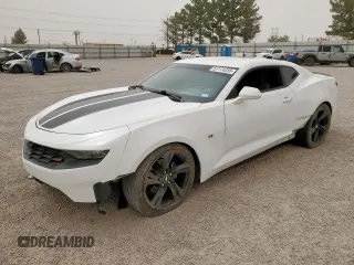 2019 Chevrolet Camaro 1LT with VIN 1G1FB1RS7K0157504, listed as a Copart auction lot 57174255 with 95,857 mi miles and Salvage title. Bid and sale history available at DreamBid. Image 1.