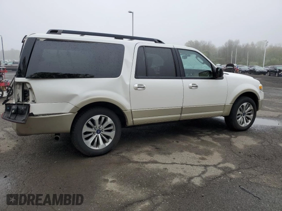 2010 Ford Expedition Max Eddie Bauer with VIN 1FMJK1J57AEB67972, listed as a Copart auction lot 55554225 with 227,518 mi miles and Salvage Title. Bid and sale history available at DreamBid. Image 3.