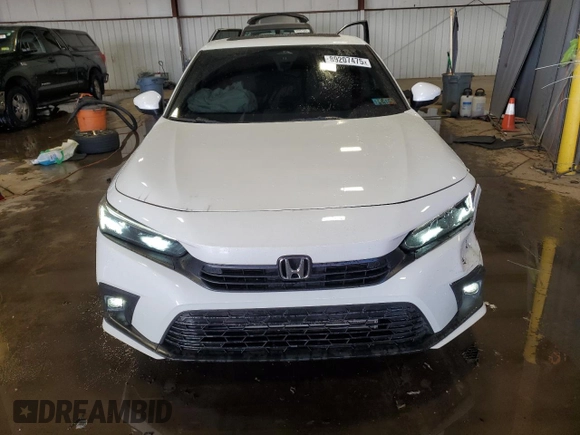 2024 Honda Civic Sedan Touring with VIN 2HGFE1F91RH327492, listed as a Copart auction lot 89207475 with 43,663 mi miles and Salvage Title. Bid and sale history available at carsss.com. Image 5.