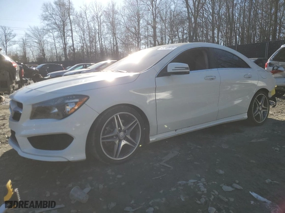 2015 Mercedes-Benz CLA-Class CLA 250 with VIN WDDSJ4GB6FN174810, listed as a Copart auction lot 45748975 with 97,998 mi miles and Non Repairable. Bid and sale history available at carsss.com. Image 1.