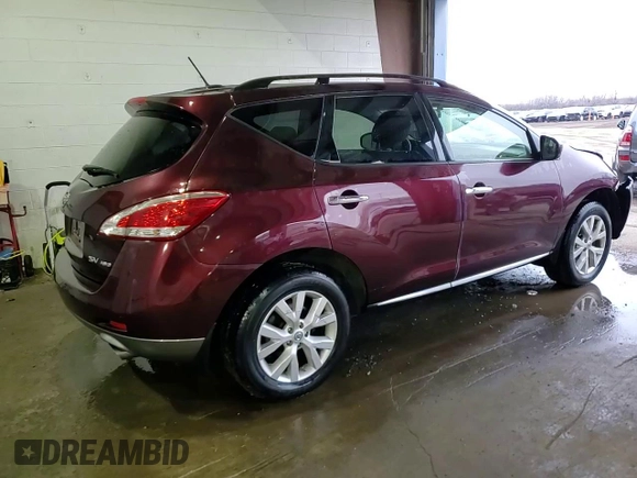 2013 Nissan Murano SV with VIN JN8AZ1MW4DW304888, listed as a Copart auction lot 44123955 with 134,020 mi miles and Salvage Title. Bid and sale history available at carsss.com. Image 14.