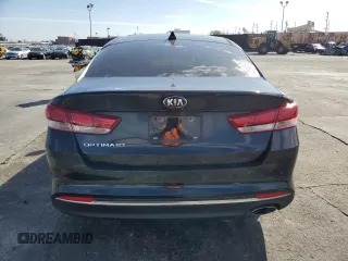 2016 Kia Optima LX with VIN 5XXGT4L38GG028477, listed as a Copart auction lot 46184195 with 80,024 mi miles and Salvage Title. Bid and sale history available at carsss.com. Image 6.