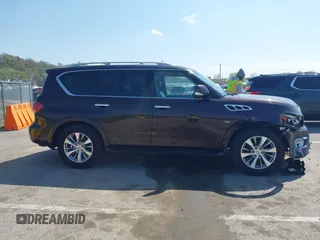 2015 Infiniti QX80 with VIN JN8AZ2NC4F9370790, listed as a IAAI auction lot 41985910 with 125,615 mi miles. Bid and sale history available at carsss.com. Image 13.
