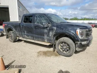 2022 Ford F-150 XL with VIN 1FTFW1E52NKE31356, listed as a Copart auction lot 56332355 with 161,754 mi miles and Salvage Title. Bid and sale history available at DreamBid. Image 4.