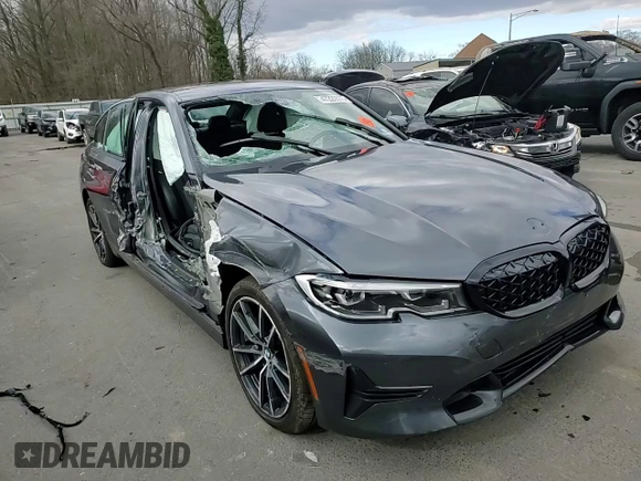 2019 BMW 3 Series 330i xDrive with VIN 3MW5R7J59K8B00893, listed as a Copart auction lot 47220575 with Not Provided miles and Salvage Title. Bid and sale history available at DreamBid. Image 11.