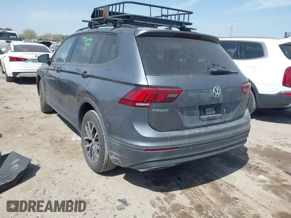 2021 Volkswagen Tiguan S with VIN 3VV1B7AX6MM027114, listed as a IAAI auction lot 41778035 with 81,075 mi miles and . Bid and sale history available at DreamBid. Image 3.