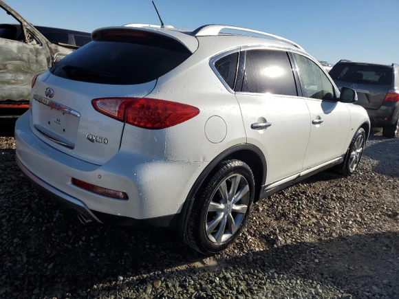 2017 Infiniti QX50 with VIN JN1BJ0RR5HM402997, listed as a Copart auction lot 72995384 with 115,626 mi miles and Salvage Title. Bid and sale history available at carsss.com. Image 3.