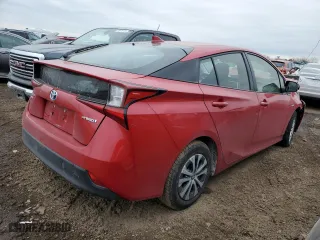 2019 Toyota Prius LE with VIN JTDL9RFU5K3007027, listed as a Copart auction lot 43240065 with 0 mi miles and Salvage Title. Bid and sale history available at carsss.com. Image 3.
