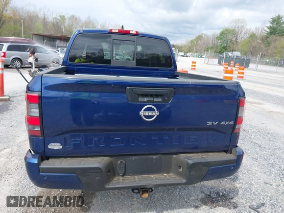 2022 Nissan Frontier SV with VIN 1N6ED1EK8NN633198, listed as a IAAI auction lot 42075607 with 99,512 mi miles and . Bid and sale history available at DreamBid. Image 16.