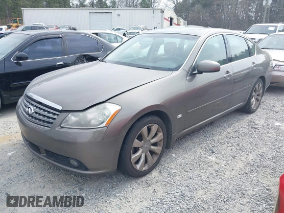 2007 Infiniti M45 Sdn with VIN JNKBY01E17M400971, listed as a IAAI auction lot 41689162 with 214,776 mi miles. Bid and sale history available at carsss.com. Image 2.