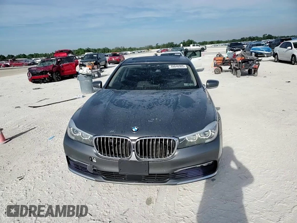 2017 BMW 7 Series 740i xDrive with VIN WBA7E4C31HGV23346, listed as a Copart auction lot 49840905 with 155,047 mi miles and Salvage Title. Bid and sale history available at carsss.com. Image 11.