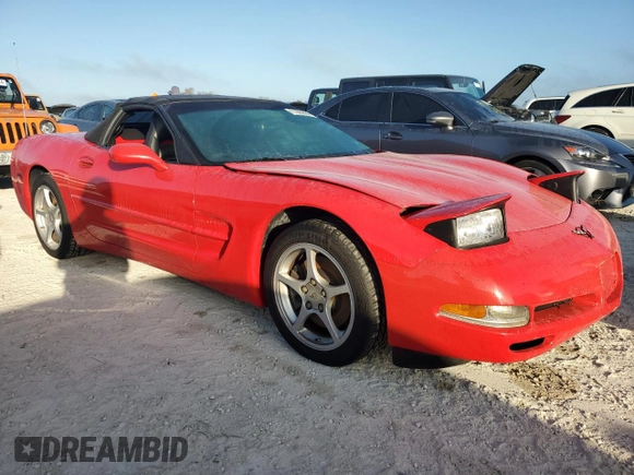 2000 Chevrolet Corvette with VIN 1G1YY32G9Y5105182, listed as a Copart auction lot 77605964 with 0 mi miles and Salvage Title. Bid and sale history available at carsss.com. Image 4.