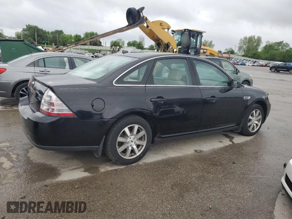 2008 Ford Taurus SEL with VIN 1FAHP24W08G133424, listed as a Copart auction lot 55426475 with 152,028 mi miles and Clean Title. Bid and sale history available at carsss.com. Image 3.