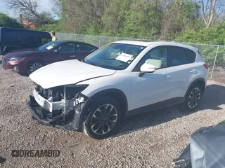 2016 Mazda CX-5 Grand Touring with VIN JM3KE4DY1G0680431, listed as a IAAI auction lot 42136637 with 166,348 mi miles. Bid and sale history available at carsss.com. Image 15.