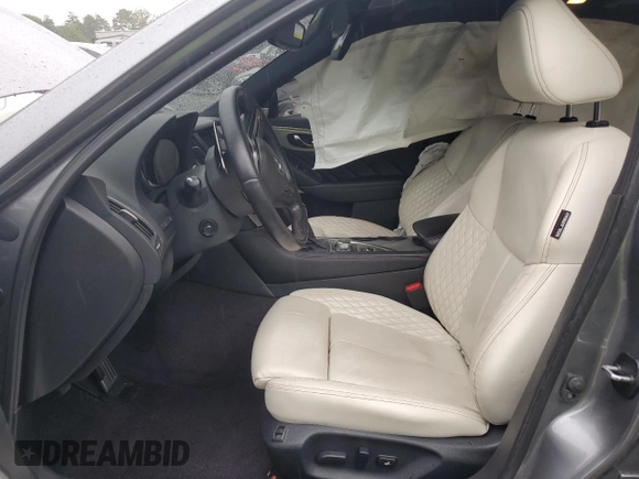 2020 Infiniti Q50 Red Sport 400 with VIN JN1FV7AR0LM660251, listed as a Copart auction lot 72771624 with 39,974 mi miles and Salvage Title. Bid and sale history available at carsss.com. Image 7.