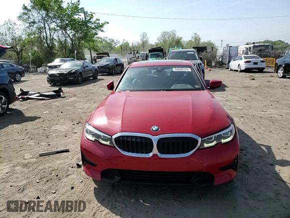 2020 BMW 3 Series 330i with VIN 3MW5R1J03L8B22097, listed as a Copart auction lot 54846115 with 109,637 mi miles and Salvage title. Bid and sale history available at DreamBid. Image 13.