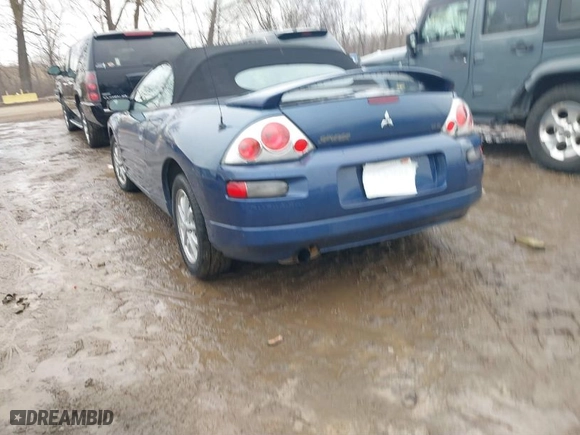 2002 Mitsubishi Eclipse GS with VIN 4A3AE45G42E033718, listed as a IAAI auction lot 41531994 with 224487 miles. Bid and sale history available at carsss.com. Image 3.