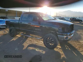 2007 Dodge 1500 ST with VIN 1D7HU18P87J513814, listed as a Copart auction lot 81496054 with 184,253 mi miles and Salvage Title. Bid and sale history available at DreamBid. Image 4.