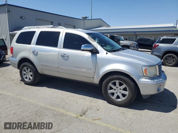 2008 Chrysler Aspen Limited with VIN 1A8HX58N98F146670, listed as a Copart auction lot 53966895 with 218,608 mi miles and Salvage Title. Bid and sale history available at DreamBid. Image 4.