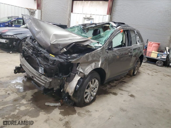 2013 Ford Edge Limited with VIN 2FMDK3KC4DBE09848, listed as a Copart auction lot 43185165 with 125,336 mi miles and Salvage Title. Bid and sale history available at carsss.com. Image 1.