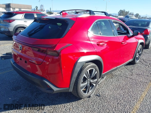 2019 Lexus UX 200 z VIN JTHY3JBH6K2000559, wystawiony jako IAAI lot #41334946 z przebiegiem 59 134 mil mil oraz . Historia ofert i sprzedaży dostępna na DreamBid. Obrazek 4.