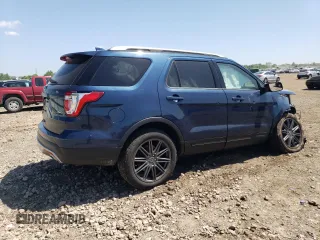 2017 Ford Explorer XLT with VIN 1FM5K8D85HGC03768, listed as a Copart auction lot 61858975 with 96,909 mi miles and Salvage title. Bid and sale history available at DreamBid. Image 3.